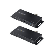 StarTech.com 4K HDMI over Fiber Extender Kit, 4K 60Hz up to 3300ft/1km (Single Mode) or 1000ft/300m (Multimode) LC Fiber Optic, HDR/HDCP, Audio/RS232/IR Extender, HDMI Video Extender