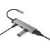 Multifunkční adaptér 4 v 1 Natec FOWLER SLIM HUB 2X USB 3.0 HUB, HDMI 4K, USB-C PD