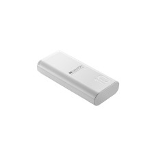 CANYON powerbanka PB-103, 10000mAh Li-poly, Input 5V/2A, Output 5V/2.1A, Smart IC, USB kabel 0.25m, bílá