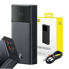 Baseus power banka Star-Lord 20000 mAh 65W 2x USB-A/micro USB/USB-C černá
