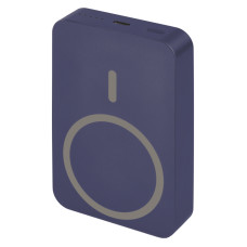 EMOS POWERBANKA WI 1046, bezdrátové nabíjení 20W, 10.000mAh, MODRÁ, 1xUSB-C