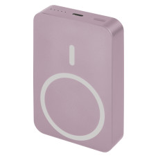 EMOS POWERBANKA WI1046, bezdrátové nabíjení 20W, 10.000mAh, LOSOSOVÁ, 1xUSB-C