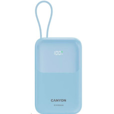 CANYON Power Bank PB-101, 10000mAh PD22.5W, Blue