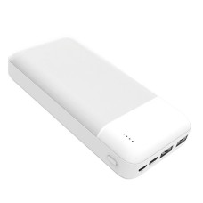 PLATINET POWER BANK 20000mAh Polymer ABS Texture White