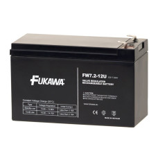 FUKAWA olověná baterie FW 7,2-12 F2U do UPS APC/ AEG/ EATON/ Powerware/ 12V/ 7,2 Ah/ životnost 5 let/ Faston F2-6,3mm