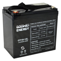 GOOWEI ENERGY Pb záložní akumulátor VRLA GEL 12V/55Ah (OTL55-12)