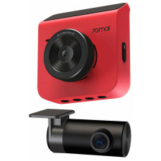 70mai Dash Cam A400 QHD + Rear Cam RC09 Set Red