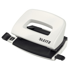 LEITZ Mini děrovačka  NeXXt 5060, perleťová bílá